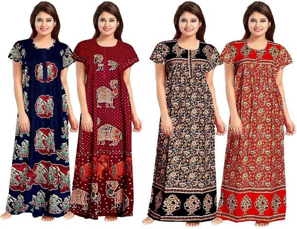 Pack of 4 Women Nighty