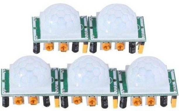 Themisto Hc-sr501 Adjust Ir Pyroelectric Infrared Pir Motion Sensor Detector Modules, Multi-color, Set of 5 PIR Sensors