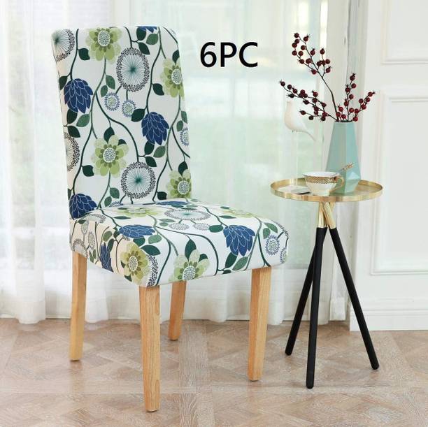 lukzer Polyester Floral 1 Seater Chair Cover