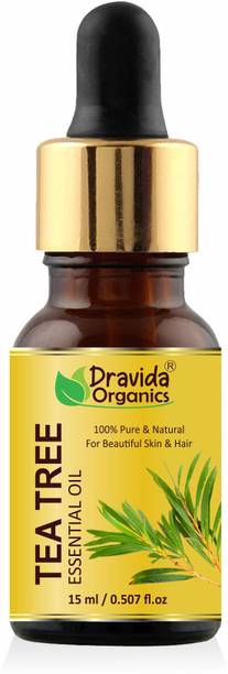 Dravida Organics Tea Tree Oil for Acne and Blemish-Free Skin