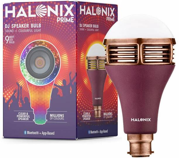 HALONIX 9W DJ SPEAKER BULB WITH MILLION COLOURS 9 W Round B22 Decorative Bulb