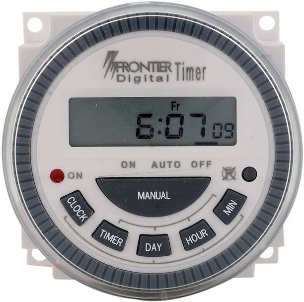 Leyden Smart Programmable Electronic Timer Switch 4 - Pin, 230 Volt AC TM619H-2, 30A, 16 ON/OFF Programs Digital Timer (White) Multipurpose Controller