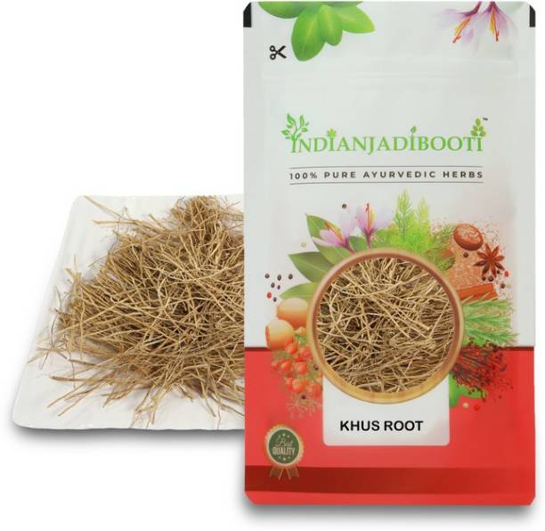 IndianJadiBooti Pure Khas Root- Khus Jad - Ushira - Vetiver Roots, 100 Grams