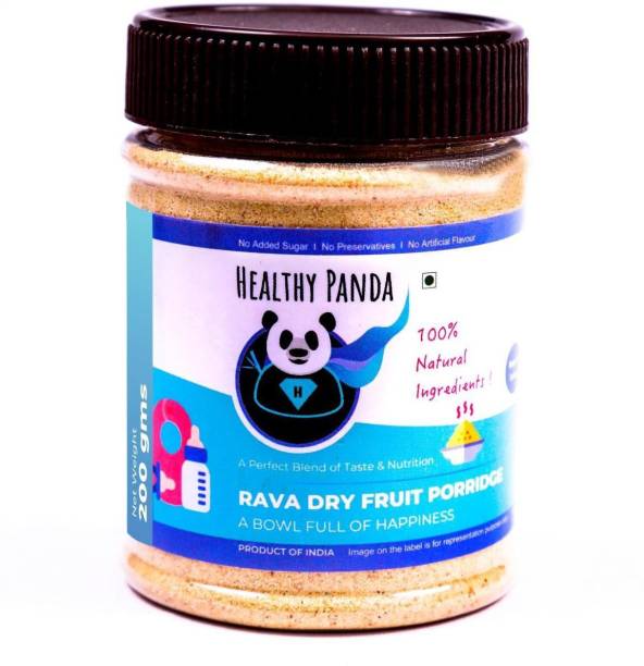 HEALTHY PANDA Rava Dry Fruit Porridge / Semolina Porridge / Daliya / Suji Mix- 200 Gram Pack Cereal