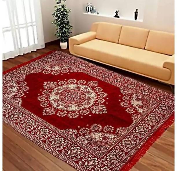 Charish Kitchenwear Red Acrylic Carpet