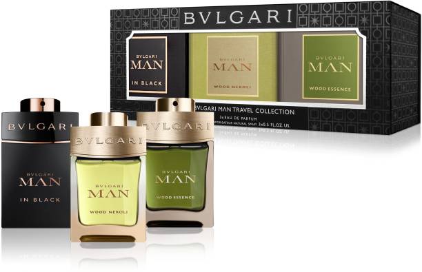 BVLGARI Man Travel Collection (Man in Black + Wood Essence + Wood Neroli) (15mlx3)