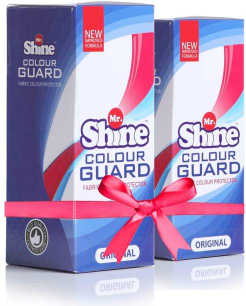 Mr.Shine COLOUR GUARD 100g FABRIC COLOUR FIXER PACK OF 2 Fabric Whitener