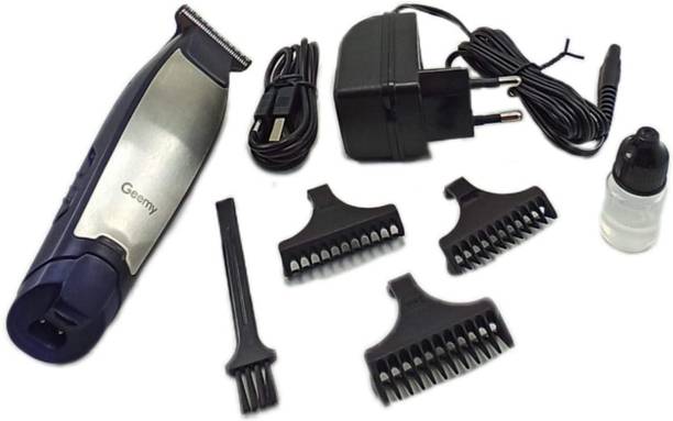 Geemy GM 6025 Trimmer 45 min Runtime 3 Length Settings