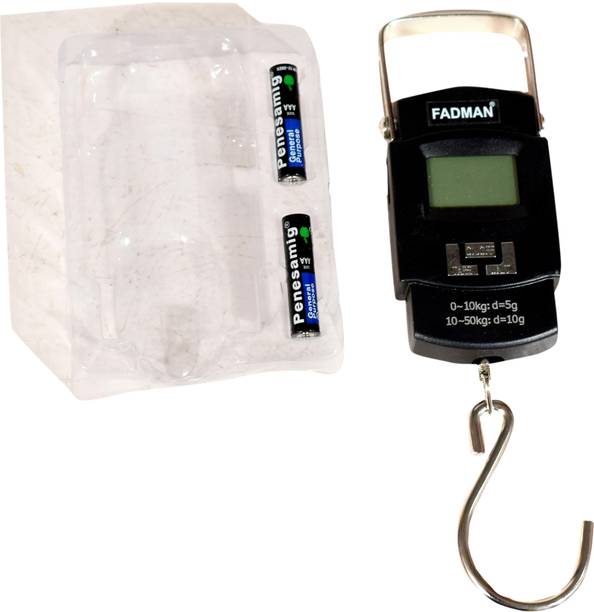 FADMAN 50 kg Hook Type Digital Led Screen Portable Luggage Weighing Scale With 2 AAA cells Weighing Scale