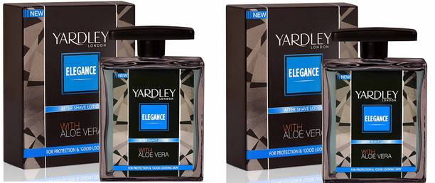 YARDLEY London Elegance After Shaving Lotion With Aloevera For Men 50Ml*2Pcs