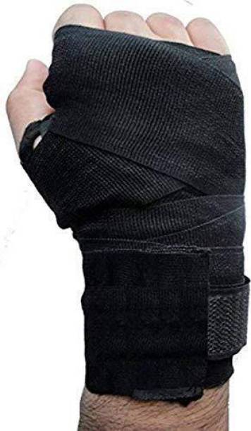 uRock Boxing Hand Wrap & Hand Bandage (Black) Black Boxing Hand Wrap