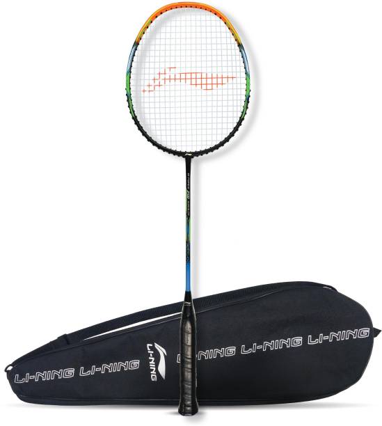 LI-NING G-Force 3700 Superlite Black, Orange Strung Badminton Racquet