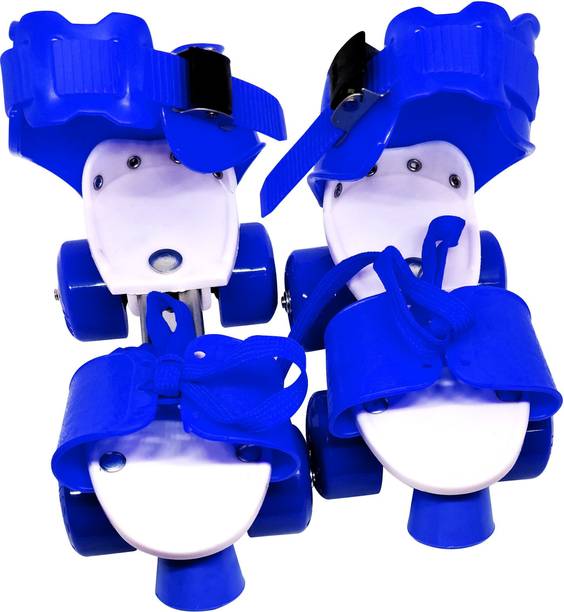 Aurion KIDS-ROLLER-SKATES(BLUE) Quad Roller Skates - Size 5-11 UK