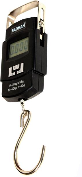FADMAN 50 kg Hook Type Digital Led Screen Portable Luggage Mini Pocket Weighing Scale With 2 AAA cells Weighing Scale