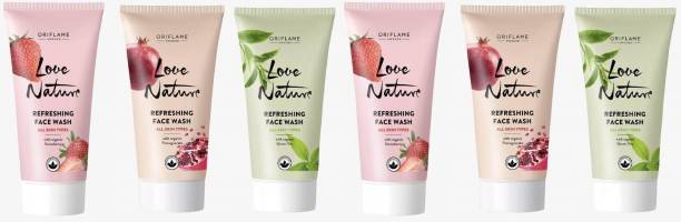 Oriflame love nature organic face wash with strawberry ,pomegrenate&amp;green tea Face Wash