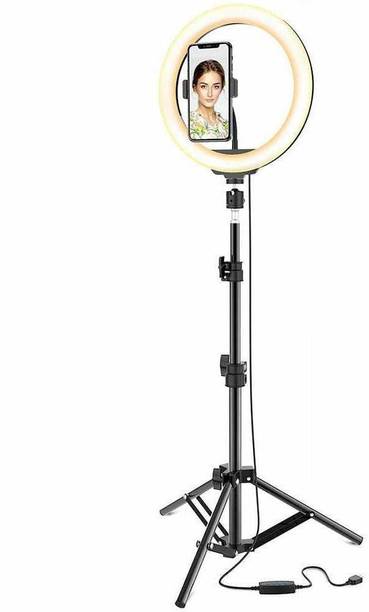 Wrapo 10 Inch Ring Light with Tripod Stand & Phone Holder Ring Flash