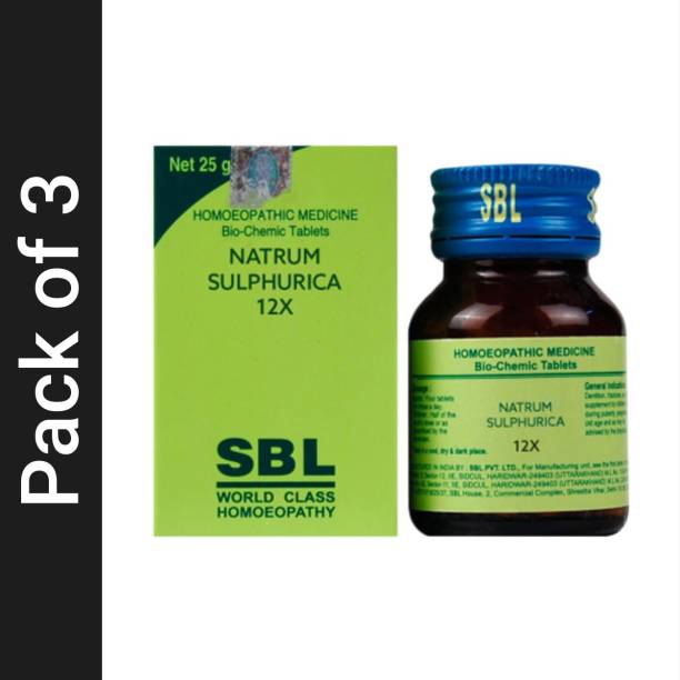 SBL Natrum Sulphurica 12X Tablets