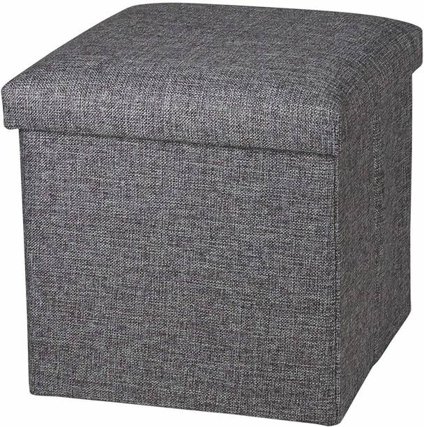 JIFFY ENTERPRISE Cube Shape Sitting Stool with Storage Box Living Foldable Storage Living & Bedroom Stool