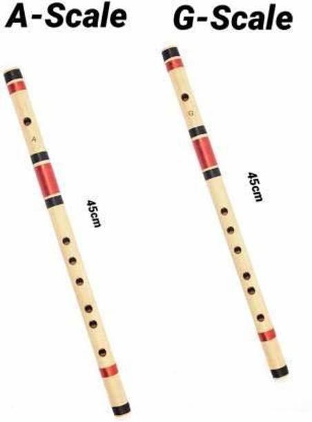 MAGA MART A nad G Scale Natural Bamboo Flute Bansuri Bamboo Flute