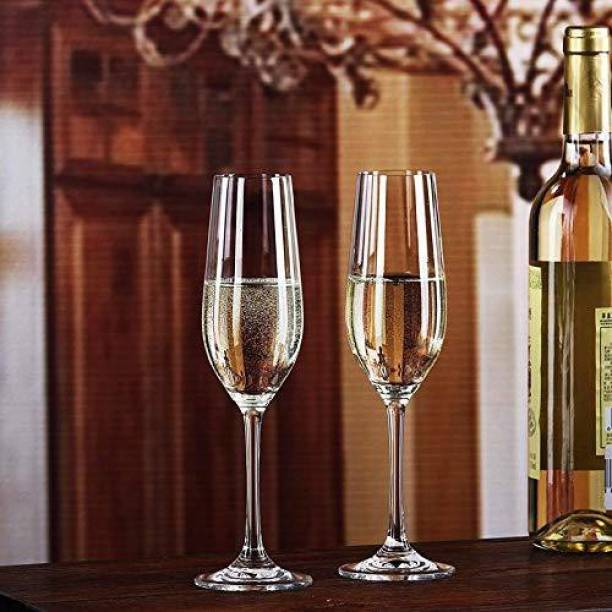 VERPHX (Pack of 2) Wine Premium And Royal Look Glass Crystal Wine Glass Glass Set 200 ml Glass Set