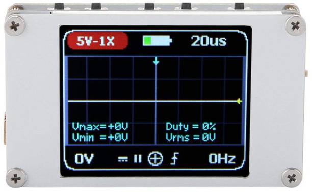 Right Gear Digital Oscilloscope DSO188. Handheld Pocket Size With 2.4" TFT LCD Screen & and BNC-Clip Cable. Digital Oscilloscope