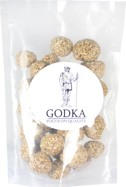 Godka White Sesame Ladoo/Home Made Sweetened Sesame Balls(Till ke Ladoo) Pouch