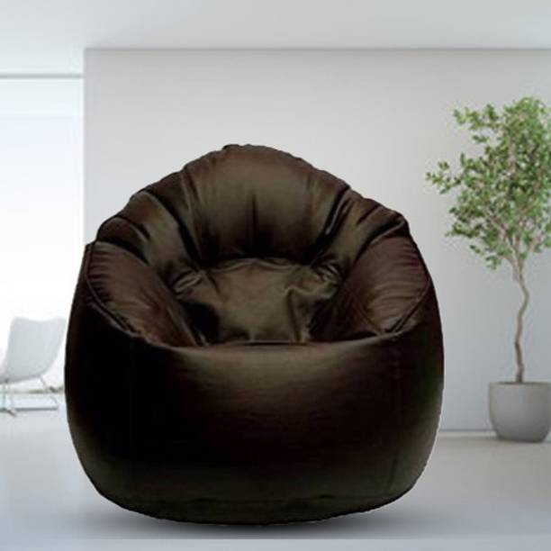 AVVANTO Jumbo Chair Bean Bag Cover  (Without Beans)