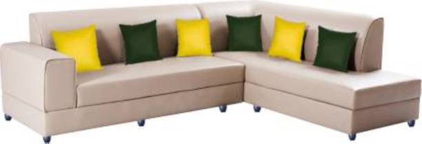 lifestyle furniture LS ASTON Leatherette 6 Seater  Sofa