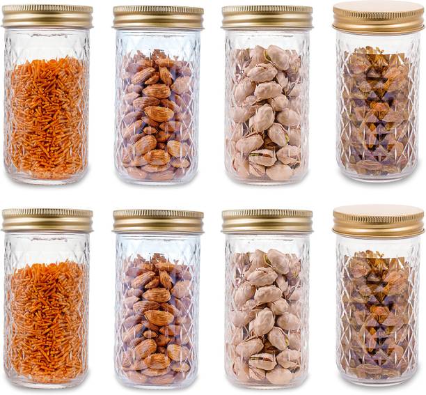 CROCO JAR Glass Grocery Container  - 350 ml