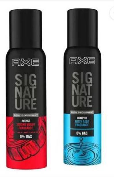 AXE Signature Champion+ Intense 2X122ml Body Spray  -  For Men & Women