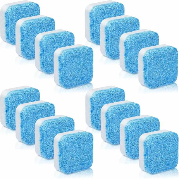 AZAL 16 Pcs Washing Machine Cleaner | Deep Cleaning Detergent Effervescent Tablet for Descaler (Regular)