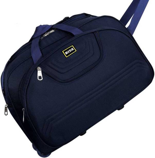 RIDA Travel Luggage Duffel Bag for Men and Women with Roller Wheels-55 LTR- Gala N Blue