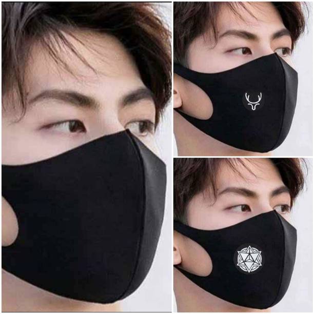 Jigyaasaa SCUBA-007, 003, 005 MIX - 3pcs set Reusable, Washable Cloth Mask