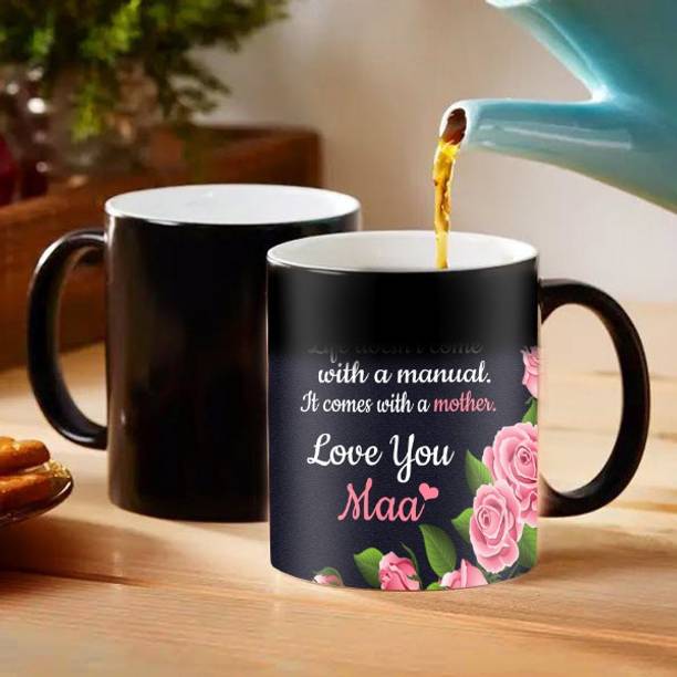 ME&YOU Surprise Mother's Day Gift| Love You Maa Printed Magic| Gift For Mom| Special Gift for Mom Ceramic Coffee Mug