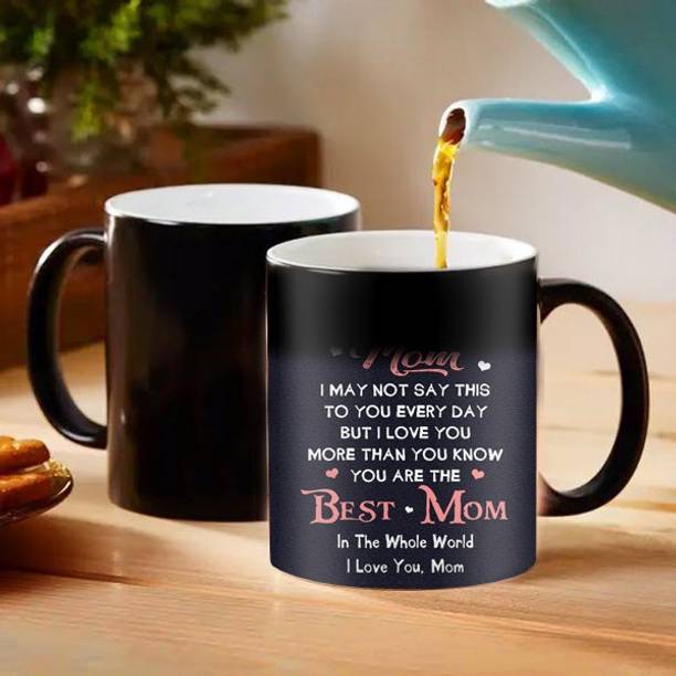 ME&YOU Surprise Mother's Day Gift| Best Mom In The Whole World Printed Magic| Gift For Mumma| Special Gift for Mom Ceramic Coffee Mug