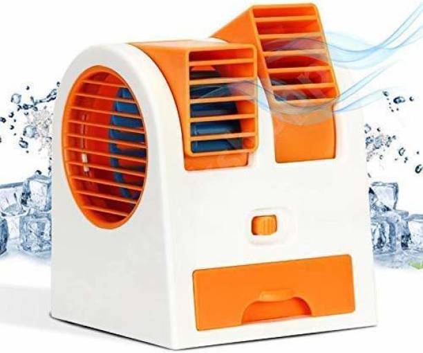 KGDA ELECTRONICS Mini AC USB Battery Operated Air Conditioner Mini Water Air Cooler Desktop Cooling Fan USB Air Cooler