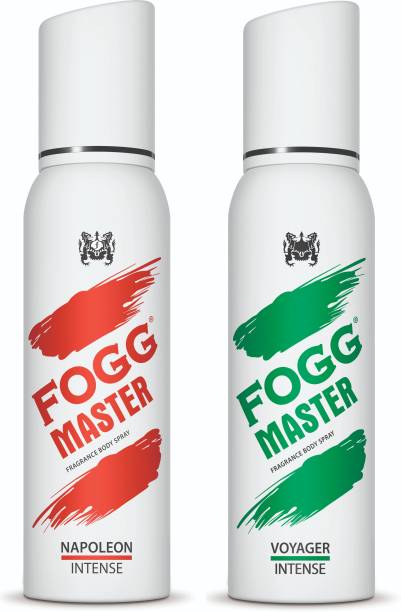 FOGG Master Intense (Napoleon + Voyager) 240ml Body Spray  -  For Men