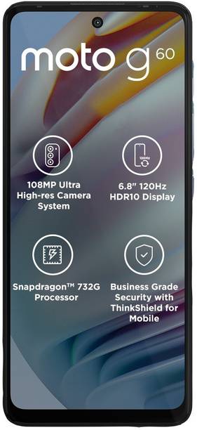 MOTOROLA G60 (Dynamic Gray, 128 GB)