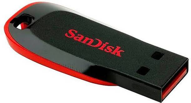 SanDisk SDCZ60-064G-B35 64 GB Pen Drive Compatible with Desktop Computer, Laptop USB 2.0 Plastic Case