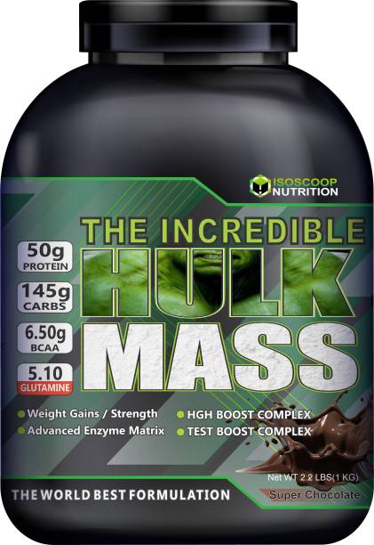 iso scoop nutrition HULK MASS Weight Gainers/Mass Gainers