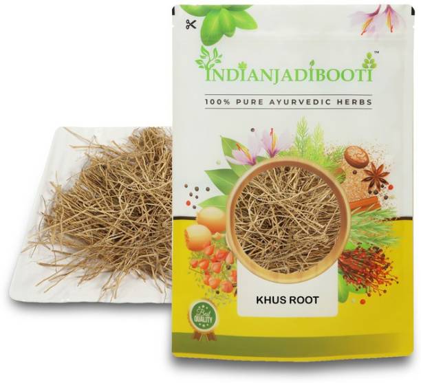 IndianJadiBooti Pure Khas Root- Khus Jad - Ushira - Vetiver Roots, 900 Grams
