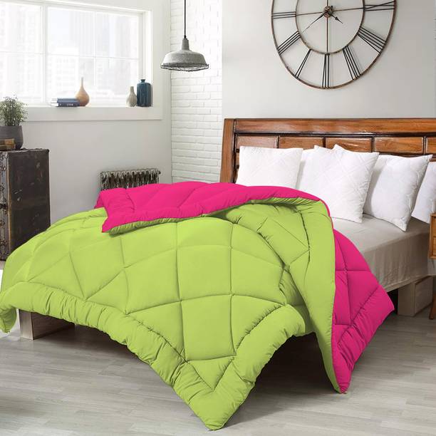 CHICERY Solid Double Comforter for  Mild Winter