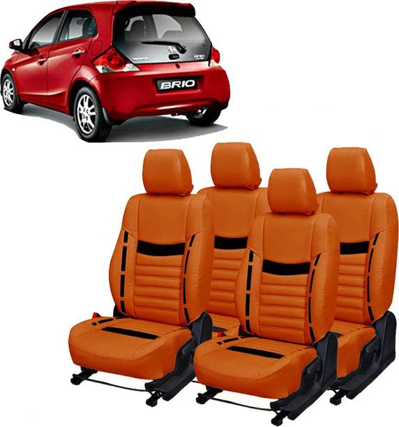 Luxury Premium Leatherette Car Seat Cover For Honda Brio