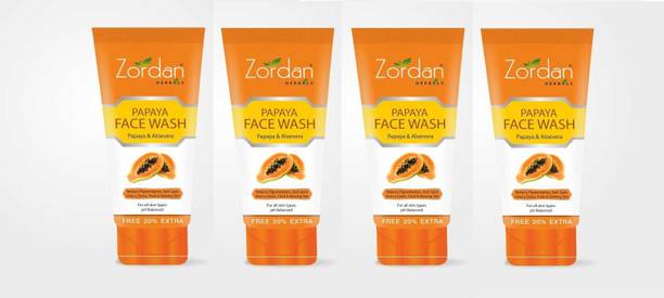 ZORDAN Papaya  (Pack of 4) Face Wash