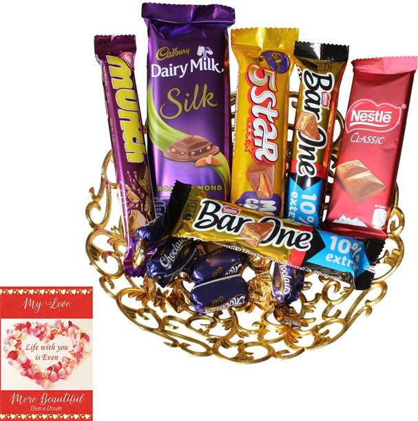 Cadbury Premium Lovely Chocolate Surprise Gift Hamper | Chocolate Gift Box To Gift Your Loved Ones On Valentine | 079 Combo