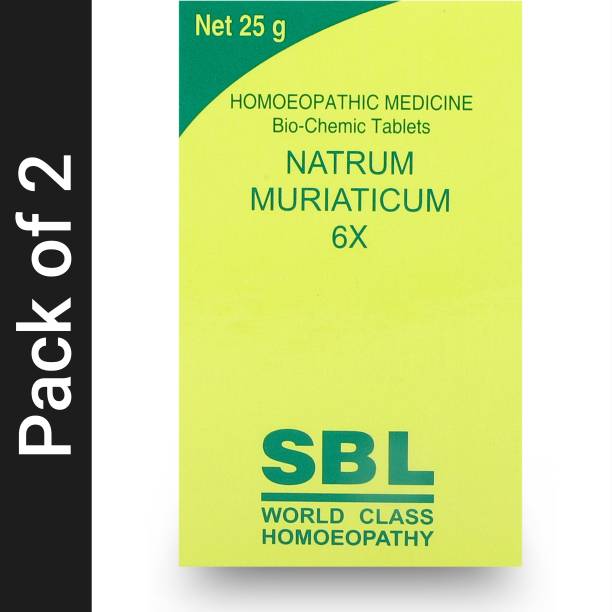 SBL Natrum Muriaticum 6X Tablets