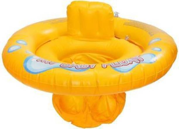 Royals Swimming Stuff for Kids (Baby Floats Yellow) Inflatable Swimming Safety Tube