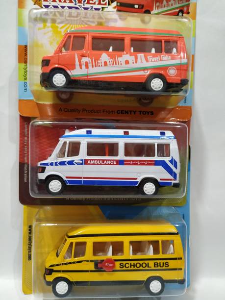 centy AMBULANCE , SCHOOL BUS & TRAVEL INDIA combo pack of 3