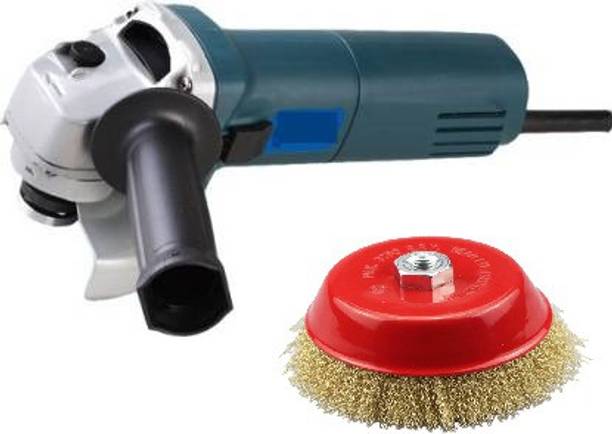 DIGICOP Electric Angle Grinder Machine Angular Power Tool Grinding Cutting Grinding Metal Wood Angle Grinder Bowl-Type Wire Brush Steel Wire Wheel Angle Grinder Angle Grinder