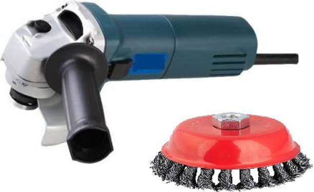 DIGICOP Electric Angle Grinder Machine Angular Power Tool Grinding Cutting Grinding Metal Wood Angle Grinder 4inch Twisted Steel Wire Wheel Quick Rust Clean Flat Cup Angle Grinder Angle Grinder